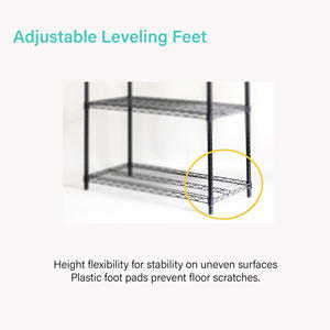Étagères de rangement réglables en fer robuste pour outils de garage, aliments et pots de fleurs - Durables et gain de place - Product Image 5