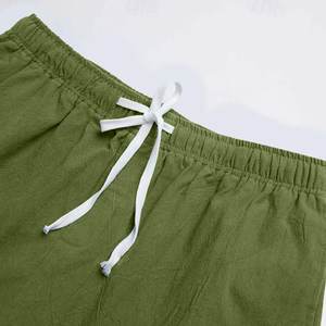 Pantalones cortos de verano para hombre, pantalones cortos de gimnasio por encima de la rodilla, pantalones cortos informales con bolsillos - Product Image 6