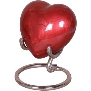 Hot Selling <b>Keepsake</b> Heart Urn Cremation Urn for Human <b>pet</b> <b>Ashes</b> with Premium Stand & Box Handcrafted Mini - Product Image 6
