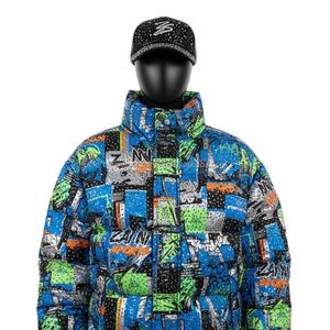 Veste bouffante pour femmes 380 GSM Polyester Tissu multicolore Street Style Print Logo personnalisé Sérigraphie Vestes bouffantes pour femmes - Product Image 1