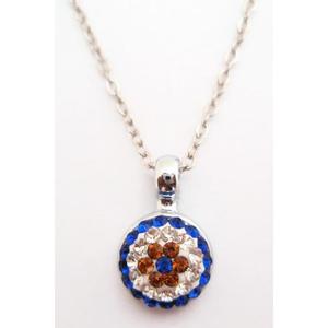 Collar de cristal de mal de ojo de 1 cm de diámetro - Product Image 2