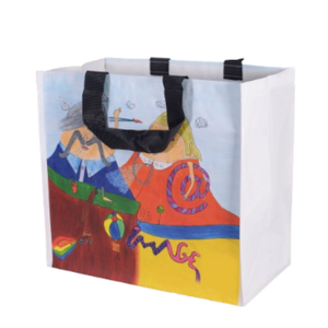 Precio competitivo Eco-Reutilizable Laminado PP Tejido Bolsa a prueba de humedad y reciclable para uso en supermercados - Product Image 3