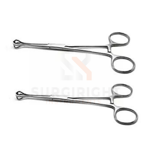 คีมหนีบเนื้อเยื่ออัลลิสแบบพรีเมี่ยมโดยห้าคีมผ่าตัดสีเขียวฮาโลเจน240มม. แหล่งพลังงานด้วยตนเองโดย surgiright - Product Image 4