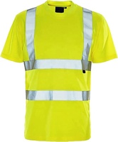 T-shirt formel pour homme 100 % coton à manches courtes avec propriétés anti-plis et écologiques