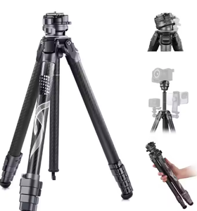 Nuevo Trípode de Viaje Portátil y Resistente de Fibra de Carbono de 54.3 Pulgadas, Ligero, Plegable, 5C, Soporte para Cámara, Personalizable OEM, 3 Años de Garantía - Product Image 1