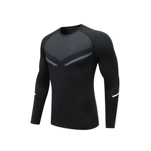 2025 nueva venta al por mayor Rashguard OEM Rash Guard hombres sublimación impresa Rash Guard gimnasio buceo Rashguard compresión RashGuard MMA - Product Image 6