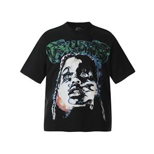 Camisetas de tela transpirable de algodón 100% de gran tamaño Unisex para hombres y mujeres-Impresión gráfica personalizada de manga corta marca MNW Reactor - Product Image 1