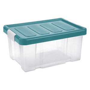 Contenitore (43Lt) con ruote <b>PUZZLE</b> BOX Verde 8035636ACG - Product Image 1