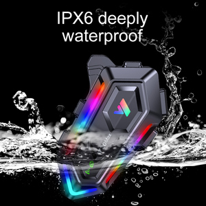 ชุดหูฟังอินเตอร์คอม Y20สูงสุด16โหมดเอฟเฟกต์แสง RGB แบบ dual-core BT 5.3 IPX6ผสมเสียง<span class=keywords><strong>2</strong></span>-Rider - Product Image 2