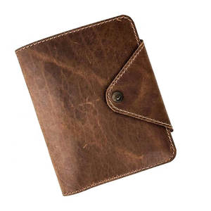 Porte-passeport en cuir véritable haut de gamme, porte-cartes de crédit, étui à passeport vintage, portefeuille de voyage unisexe pour affaires - Product Image 1