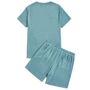 Conjunto de Camiseta y Pantalones Cortos Personalizados con Logotipo 2026, Conjunto de Verano de Dos Piezas para Hombre, 100% Algodón, Color Personalizado, Todas las Tallas - Product Image 2