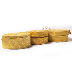 ป้ายซุปเปอร์บริษัทที่มีคุณภาพสูงสไตล์ฝรั่งเศสเชคเกอร์ลูกไม้แกลลอนถักเปียทองขายส่งอุปกรณ์ตกแต่งด้าย - Product Image 2