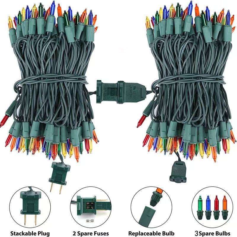 สายไฟสีเขียว 7 เมตร 100 LED