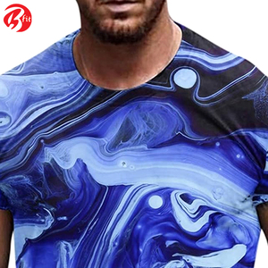 Vente chaude Conception Unique Adultes Porter Imprimé T-shirts Vêtements Décontractés Vêtements Impression Par Sublimation 100% Coton Hommes T-shirts - Product Image 6