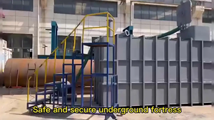 Nhà tiền chế kết cấu thép đơn vị tư nhân bảo vệ bom hạt nhân hầm ngầm nhà an toàn cho nhà kho hoặc hội thảo - Product Image 2