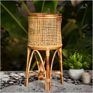 Panier à fleurs en rotin fait à la main, vente en gros, panier à fleurs en rotin tissé à la main, panier à fleurs écologique, fabriqué au Vietnam - Product Image 6