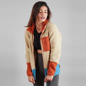 Women <b>Sherpa</b> Fleece Jacket - Warm and Cozy Jacket Perfect for Casual Wear, Winter Outfits, and Outdoor Activities - Product Image 4
