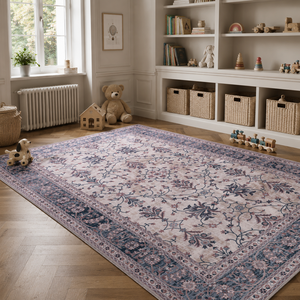 พรมเน็ตไลน์ โฮม ดีพ ปาติน่า ซอฟท์ เกรย์ วินเทจ แบบซักได้ - Product Image 4