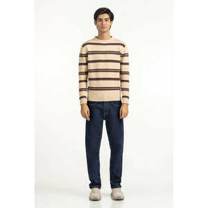 Suéter Cárdigan Abierto para Hombre, Corte Regular, con Capucha, Cierre de Cremallera, Decoración con Estampado de Rayas, para la Temporada de Primavera - Suministro ODM - Product Image 4