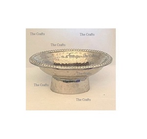 Bol de service alimentaire au design fabuleux, couleur laiton argenté, bol décoratif en laiton de qualité supérieure, en gros - Product Image 1