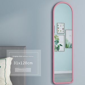 Miroir sur pied moderne <span class=keywords><strong>MJ23</strong></span>, très vendu, avec cadre et roulettes, pour la maison - Product Image 4