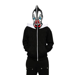 Vente en gros de sweats à capuche personnalisés de haute qualité 100% coton avec fermeture éclair, pour hommes, hiver, impression numérique, anti-boulochage, respirant, séchage rapide - Product Image 1