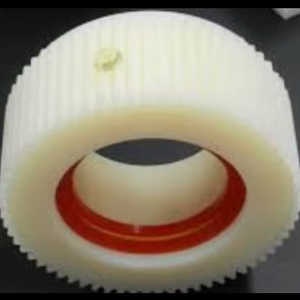 Engranaje recto de nailon personalizado de gran diámetro, 100mm, 5mm, tamaño estándar, pieza de moldeo por inyección de plástico, Material PP - Product Image 1