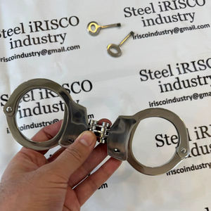 Menottes en acier inoxydable pour jeux BDSM, équipement de bondage personnalisable, jouet sexuel, menottes en métal ajustables et coquines - Product Image 1