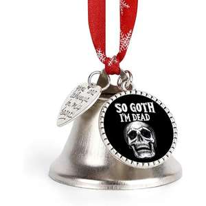 Adorno de campana de Navidad de Metal decorativo elegante para fiesta de vacaciones decoración del hogar tradicional hecho a mano único suministro de campana de Navidad - Product Image 3