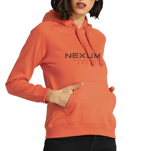 Último diseño personalizado hecho su propio estilo mujeres sudaderas con capucha producto de Venta caliente mujeres pulóver últimas sudaderas con capucha transpirables - Product Image 1
