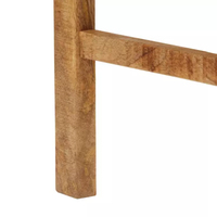 Chaise de bureau pliante moderne en bois massif de style européen avec structure métallique - Portable pour une utilisation en extérieur, idéale pour l'école et le parc