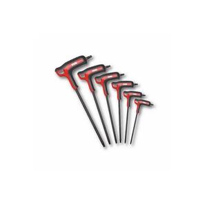 Juego de 6 llaves angulares con mango para tornillos Torx, juego de destornilladores Usag - Product Image 1