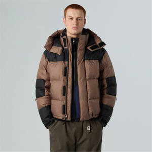 แจ็กเก็ตขนเป็ดสำหรับฤดูหนาวมอเตอร์ไซด์เสื้อโค้ทบุนวมแบบหนามีฮู้ดเสื้อโค้ทบุนวมโอเวอร์ไซส์ - Product Image 6