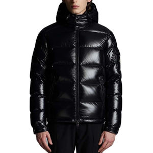 Chaqueta de invierno ligera de diseño personalizado para hombre, Abrigo acolchado de lona de gran tamaño con burbujas y brillo cálido para clima frío - Product Image 6