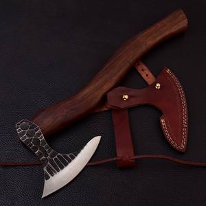 Hache de travail du bois et de camping en acier à haute teneur en carbone de qualité industrielle forgée à la main avec étui en cuir OEM personnalisé Lame de 4 pouces 800g - Product Image 4