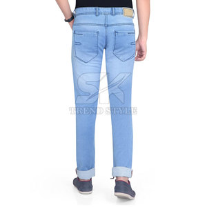 Pantalones Vaqueros Casuales para Hombre, Corte Relajado, Cómodos, Tela Flexible, Cintura Cómoda, Perfectos para Viajes y Actividades al Aire Libre - Product Image 2