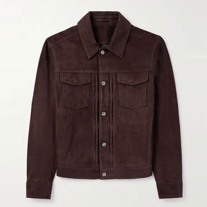 Design Your Own Logo Men <b>Suede</b> <b>Jacket</b> OEM Service Lightweight Breathable Men Winter <b>Jacket</b> For Adults - Product Image 1