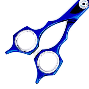 Tijeras de corte de pelo de tornillo ajustable profesional Hoja de acero inoxidable rentable de moda Color verde para barberos - Product Image 6