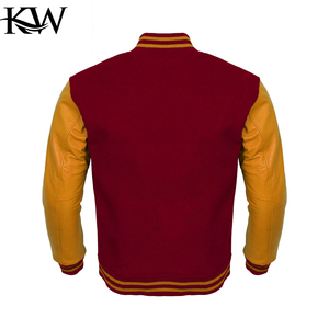 Veste universitaire Letterman personnalisée avec poignets côtelés coupe classique idéale pour les événements scolaires vêtements d'hiver et vêtements d'équipe - Product Image 6