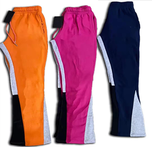 Pantalones Deportivos Ajustados para Hombre, Pantalones de Chándal de Peso Medio con Cierre de Cremallera, Ropa Deportiva Informal 100% Algodón para Otoño - Product Image 1