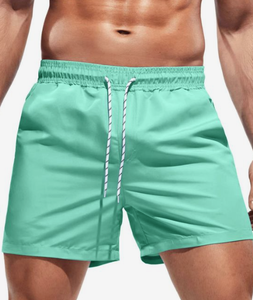 Shorts de bain pour hommes, vêtements de plage, séchage rapide, respirant, léger, short de surf, taille élastique, confortable, été, plage, extérieur - Product Image 2