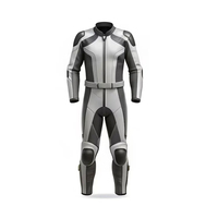 Combinaison de moto en cuir rose aérodynamique de qualité supérieure, avec protection CE, une pièce, pour la course, imperméable, pour hommes et femmes
