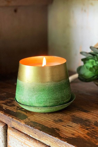 Pot à bougie en métal de luxe moderne |   Conteneur de bougie décoratif élégant et haut de gamme pour la maison, les mariages, la décoration festive et les cadeaux - Product Image 5