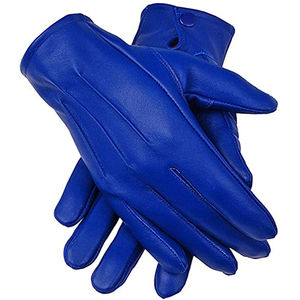 Guantes de conducción de cuero de piel de oveja negra para hombre de lujo, cálidos, suaves, informales, para uso en exteriores, de Pakistán - Product Image 2