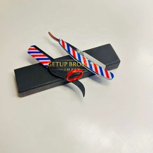 Rasoir de sécurité professionnel pour homme à lame unique en acier inoxydable, design multicolore, personnalisable, marque privée - Product Image 3