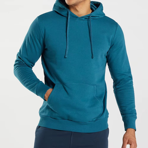 Top à la mode Logo personnalisé Premium Essential hommes à capuche 100% coton lourd polaire Streetwear vierge OEM vente en gros vêtements usine - Product Image 1