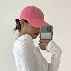 หมวกเบสบอลปักลายสไตล์วินเทจหมวกคุณพ่อ - Product Image 2