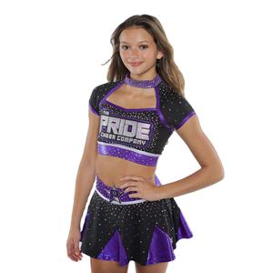 Tenue de cheerleading Velocity Pro conçue pour soutenir les routines rapides, les mouvements flexibles et le confort optimal pour les performances d'équipe - Product Image 3