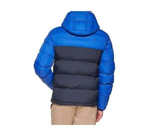 Chaqueta acolchada de manga larga Vintage para hombre de gran oferta para primavera, diseño personalizado con cuello levantado, cremallera, algodón, plumón, Color sólido - Product Image 5