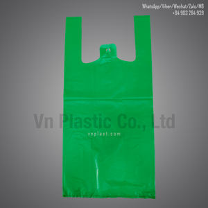 HDPE Environmental protection T Shirt <b>Bags</b>/Custom Logo <b>Packing</b> <b>Bag</b> Perforated Vest Carrier Plastic <b>Bags</b> Made in Vietnam - Product Image 2